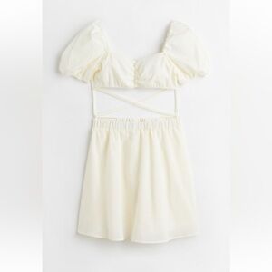 Two-piece tie-detail dress